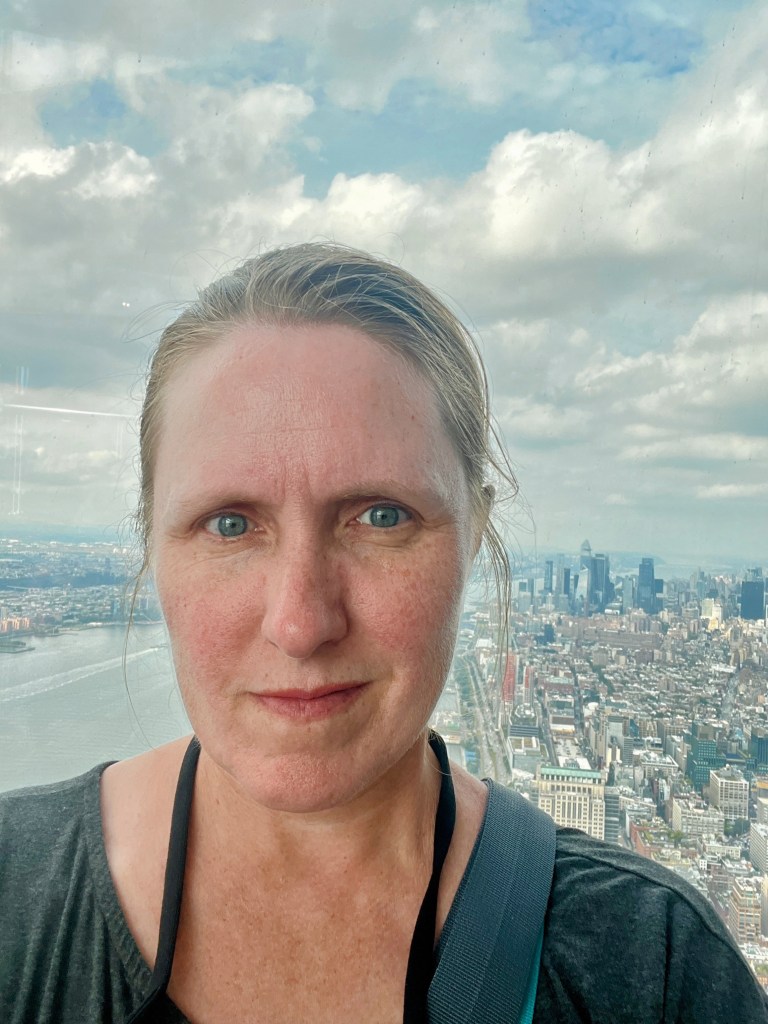 Me on the observation deck of One World Trade Center